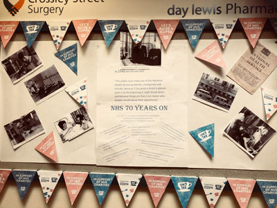 NHS70board